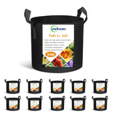 Cavisoo 3 Gallon Grow Bags front view