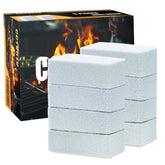 CCTVRTV Heavy Duty Grill Cleaner 8-pack light blue pumice stone blocks