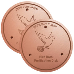 CDHSBJH Bird Bath Copper Disk front view