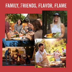 Cedar grilling planks with grilled vegetables