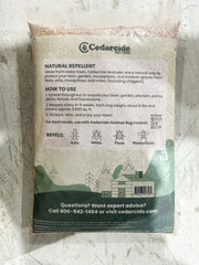 Cedarcide Cedar Granules on a patio