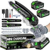 CEEPUY Mini Chainsaw 8-inch grey model front view