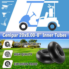 Cenipar 20x8.00-8 Inner Tube installation process
