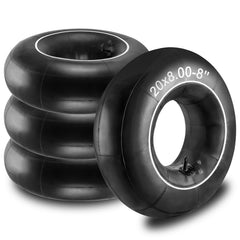 Cenipar 20x8.00-8 inner tubes pack of 4, black color