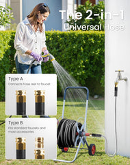 Cesun 5 ft hose demonstrating flexibility around obstacles