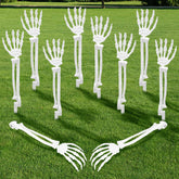Cfyosnk 10Pcs Skeleton Arm Stakes front view