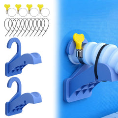 Cfyosnk Swimming Pool Pipe Holders blue model front view