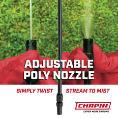 CHAPIN 1-Gallon Foaming Pump Sprayer with adjustable cone nozzle