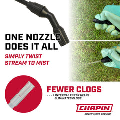 CHAPIN 16144 1-Gallon Pump Sprayer showing fluid level