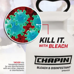 CHAPIN 20074 Bleach Sprayer side view with hose