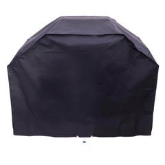 Charbroil 2 Burner Medium Grill Cover front view, black vinyl