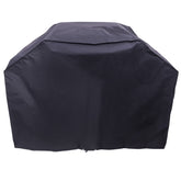 Charbroil 3-4 burner grill cover black front view