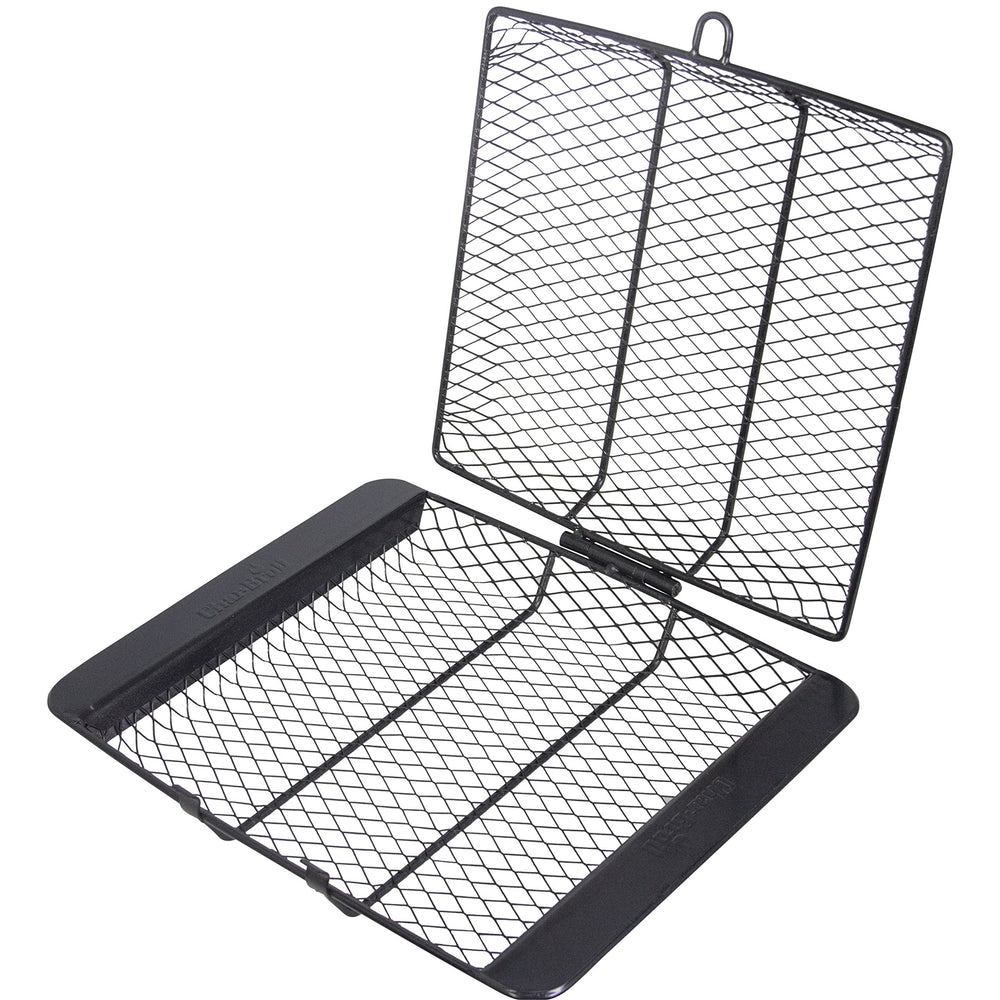 Charbroil Non-Stick Grill Basket front view with locking lid