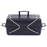Charbroil Portable Gas Grill front view with black finish