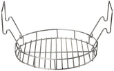 Charbroil The Big Easy Bunk Bed Basket 9-inch chrome front view