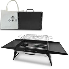 Charmline Portable Charcoal Grill 18x13in black front view