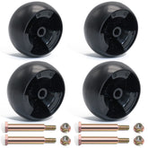 CheeMuii 4 Pack Lawn Mower Deck Wheels Kit with bolts and nuts