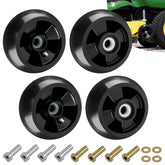 CheeMuii 4 Pack Lawn Mower Deck Wheels Kit with bushings
