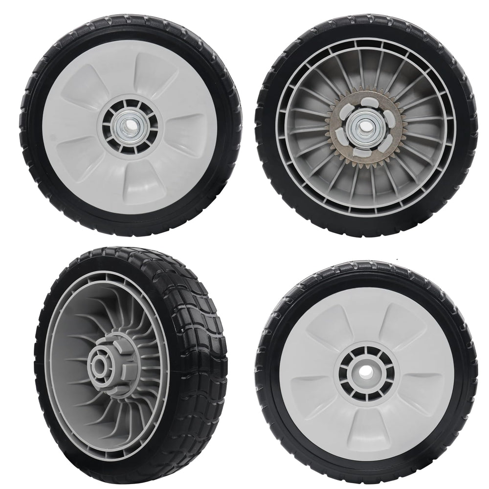 CheeMuii 4PCS Lawn Mower Drive Wheel Set front view