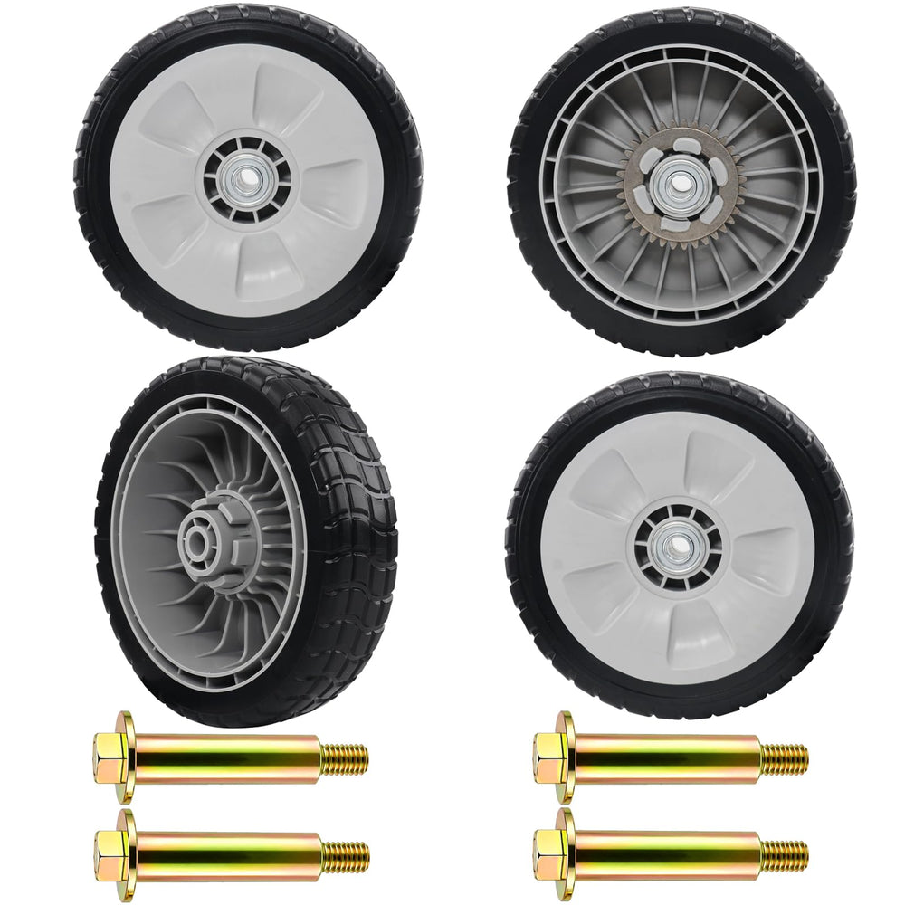 CheeMuii 8 Inch Lawn Mower Front Wheel Gray