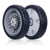 CheeMuii 9-inch rear lawn mower wheel front view