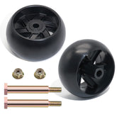 CheeMuii Lawn Mower Deck Wheels Kit 5-inch with bolts and nuts
