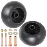 CheeMuii Lawn Mower Deck Wheels Kit showing two 5-inch wheels
