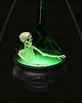 CheerBloom 52-inch Halloween cauldron with tripod display