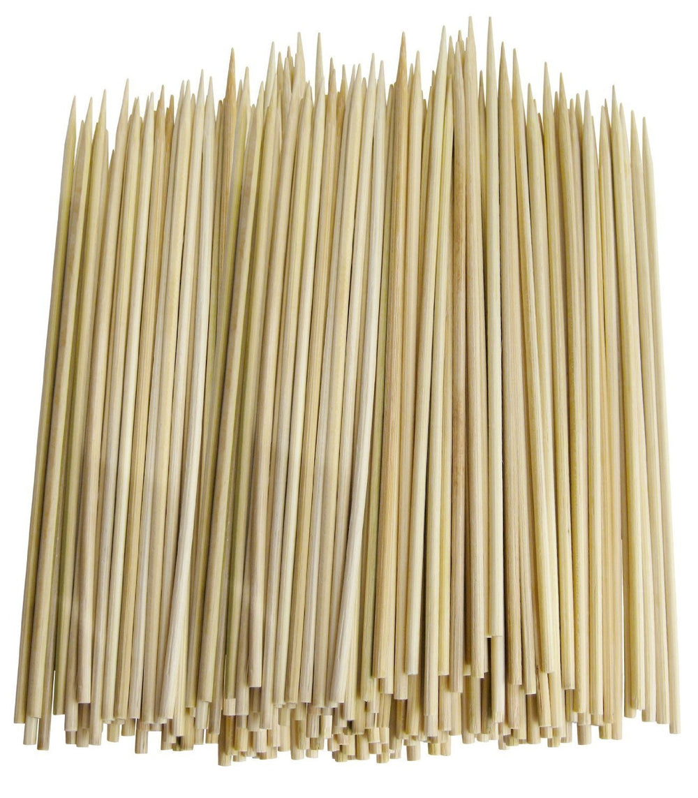 Chef Craft 600 bamboo skewers 6 inch pack front view