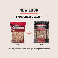 Cherry wood chips inside packaging, 727g