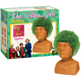 Chia Golden Girls Sophia terracotta planter front view