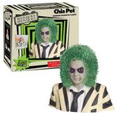 Chia Pet Beetlejuice terracotta planter front view