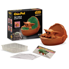 Chia Star Wars Mandalorian The Child planter side view