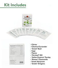 Chives seed packet from Burpee's Culinary Classics Herb Collection