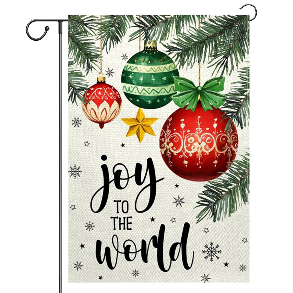 ChloropLastid Christmas Garden Flag 12x18 inch front view