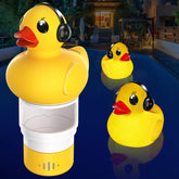 Chsuiwe Pool Chlorine Floater yellow duck design side view