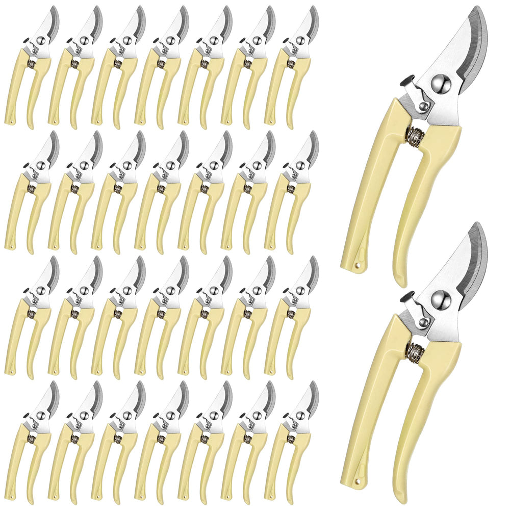 Chumia 30 Pack Garden Shears beige front view