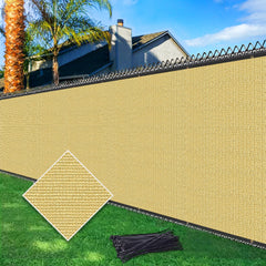 Cisvio 6ft x 50ft Fence Privacy Screen in sand colour