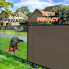Cisvio heavy duty privacy screen on a balcony