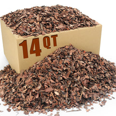 CJGQ 14qt Organic Orchid Potting Bark front view in packaging