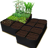 CJGQ 6x3ft Fabric Raised Garden Bed front view