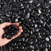 CJGQ black pebbles for plants in a decorative arrangement