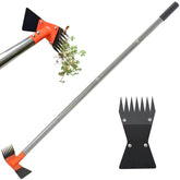 CKLT 2-in-1 Garden Hoe and Weed Puller with adjustable handle