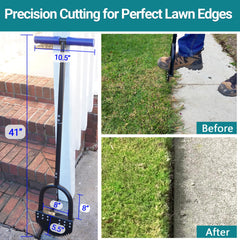 CKLT Edger Lawn Tool 41in in use on a garden path