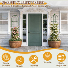 CL FUN Garden Trellis showing adjustable height feature