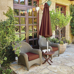 Classic Accessories Montlake outdoor bench cushion side view