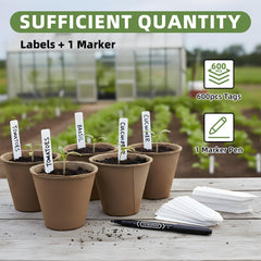CLEANGOR plant labels and marker pen set