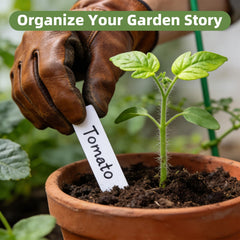 CLEANGOR plant labels in packaging