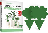 Cleanuper 58 Pack Gnat Killer Sticky Traps with flower and cloud shapes