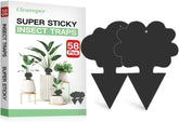 Cleanuper Gnat Killer Sticky Traps 58 Pack - Front view